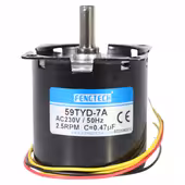 Silnik motoreduktora 59TYD-7A do palnika Kipi – oryginał, napęd podajnika