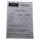 Oryginalny Wentylator promieniowy WPA 140 z klapką firmy MplusM - 10