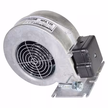 Dmuchawa wentylator pieca CO WPA 120 z klapą 75W Oryginalny