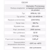 Dmuchawa Wentylator Pieca Kotła MPLUSM WPA HL 120 Czujnik Halla, klapka - 8